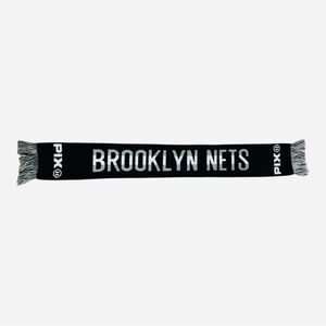 Double Layered Scarf Brooklyn Nets Team Logo Scarf Licensed NBA Team Fan Scarf